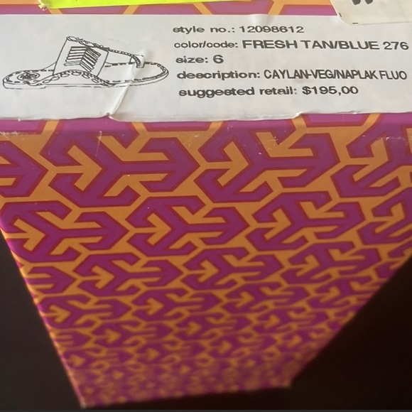 Tory Burch Caylan Leather Sandals Size 6 - Picture 5 of 5